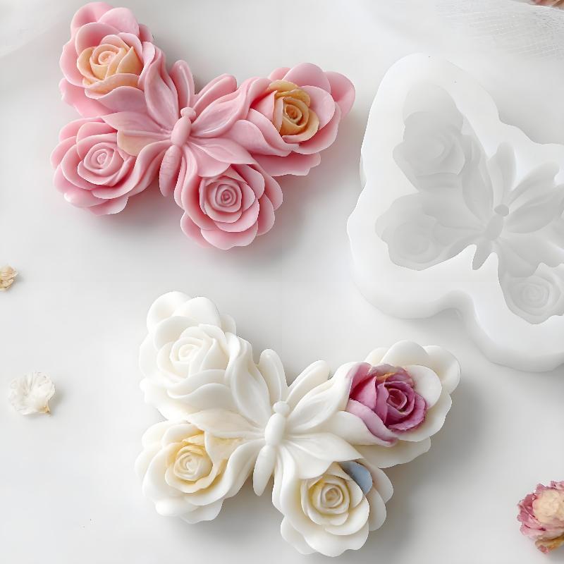 Home Fragrance Rose - Molde de Silicona DIY con Forma
