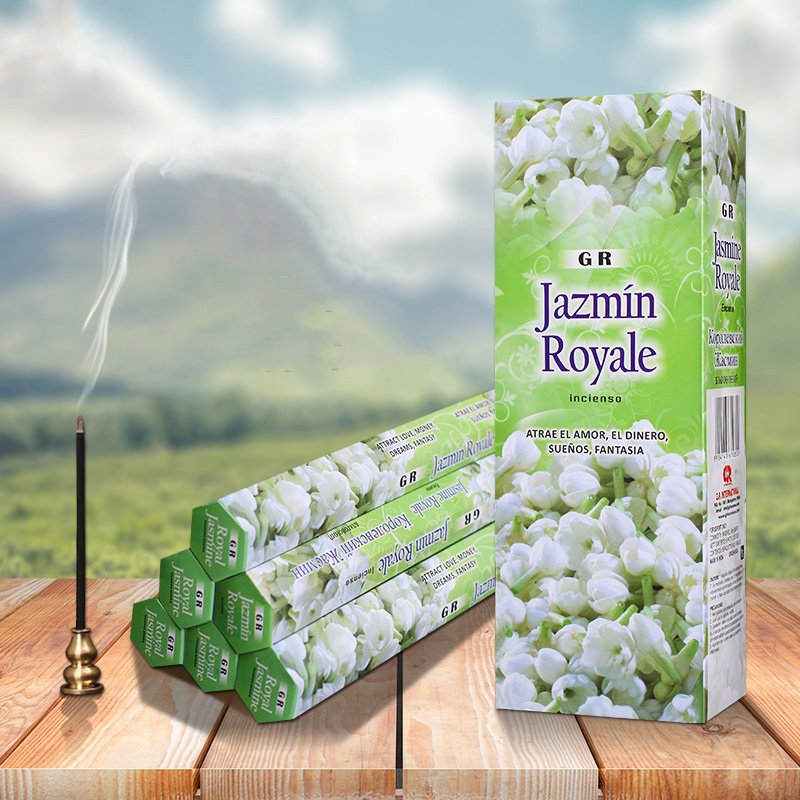Home Fragrance Jasmine Diffuser - Incienso indio, fragancia de jazmín, palo