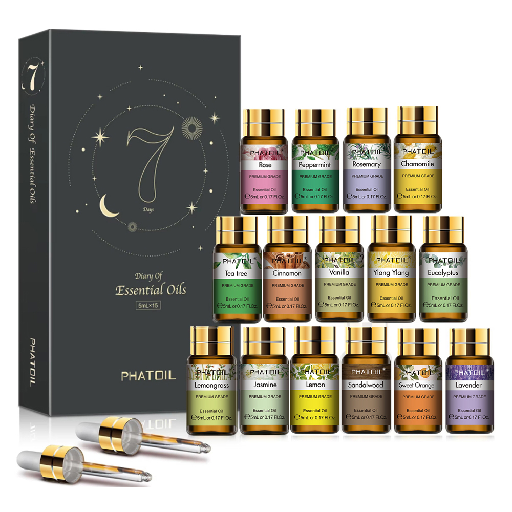 PHATOIL Set de 12/15 Aceites E - Home Fragrance Rose reseña y precio