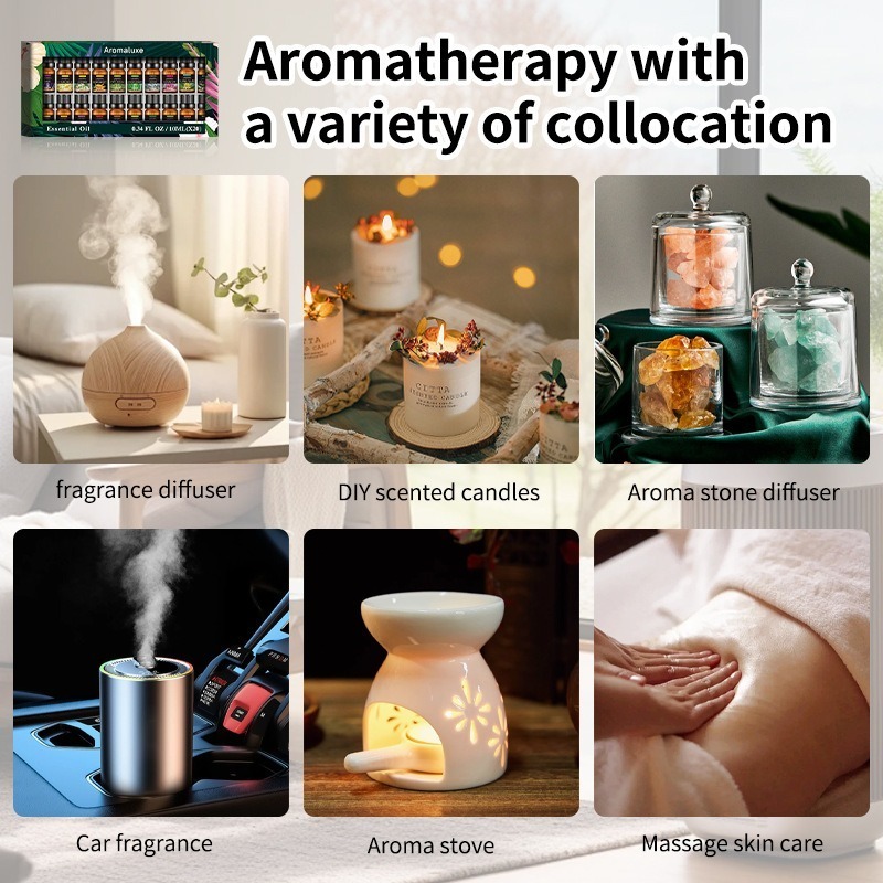 Juego de 20 Aceites Esenciales - Home Fragrance Rose reseña y precio