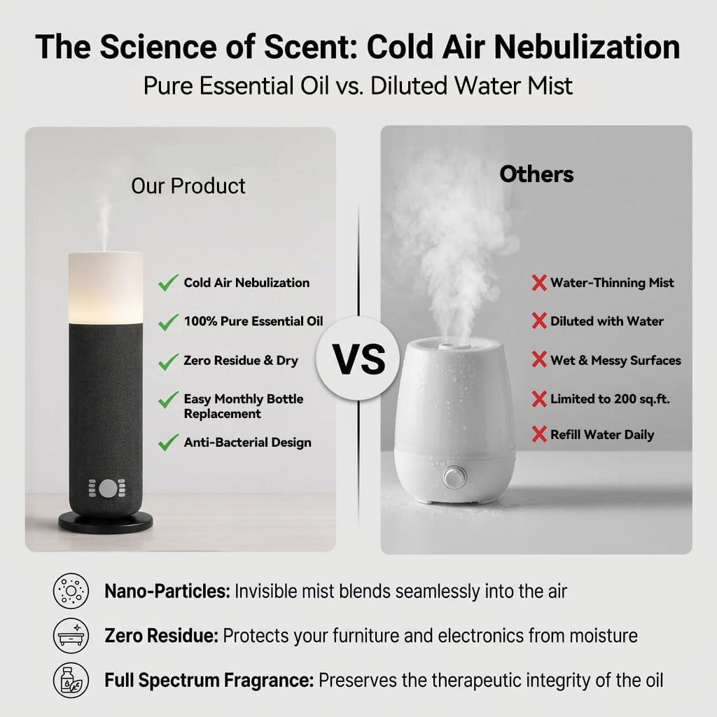 Difusor de Aromas NAMSTE de 12 - Home And You Fragrance Diffuser reseña y precio
